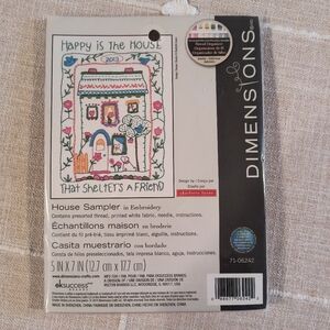 Friendship House Embroidery Kit